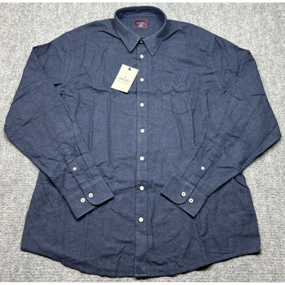 UNTUCKit Sherwood Shirt Mens 2XLT Tall Regular Blue Button Up Long Sleeve New - Picture 1 of 12